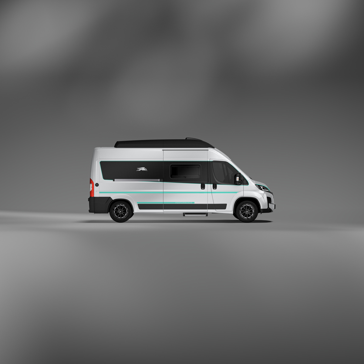 LAIKA Ecovip Performance 600 — boční pohled, Grigio Torino