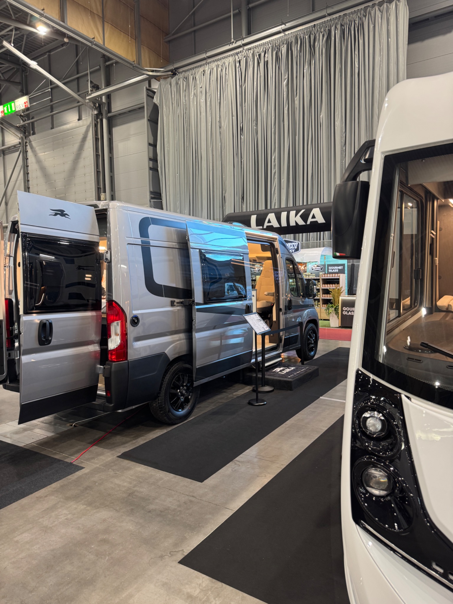 Obytná vestavba Laika v loňské expozici BENEcamp na Caravaningu Brno