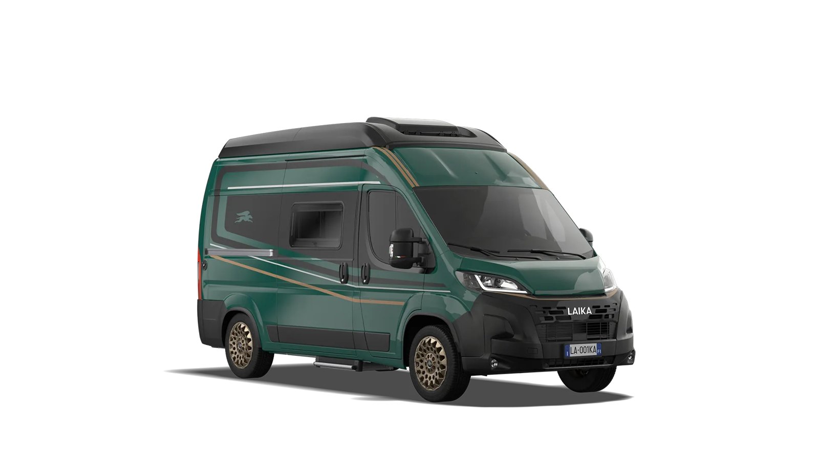 LAIKA Ecovip Evoluzione 540 Verde Mugello — přední tříčtvrteční pohled