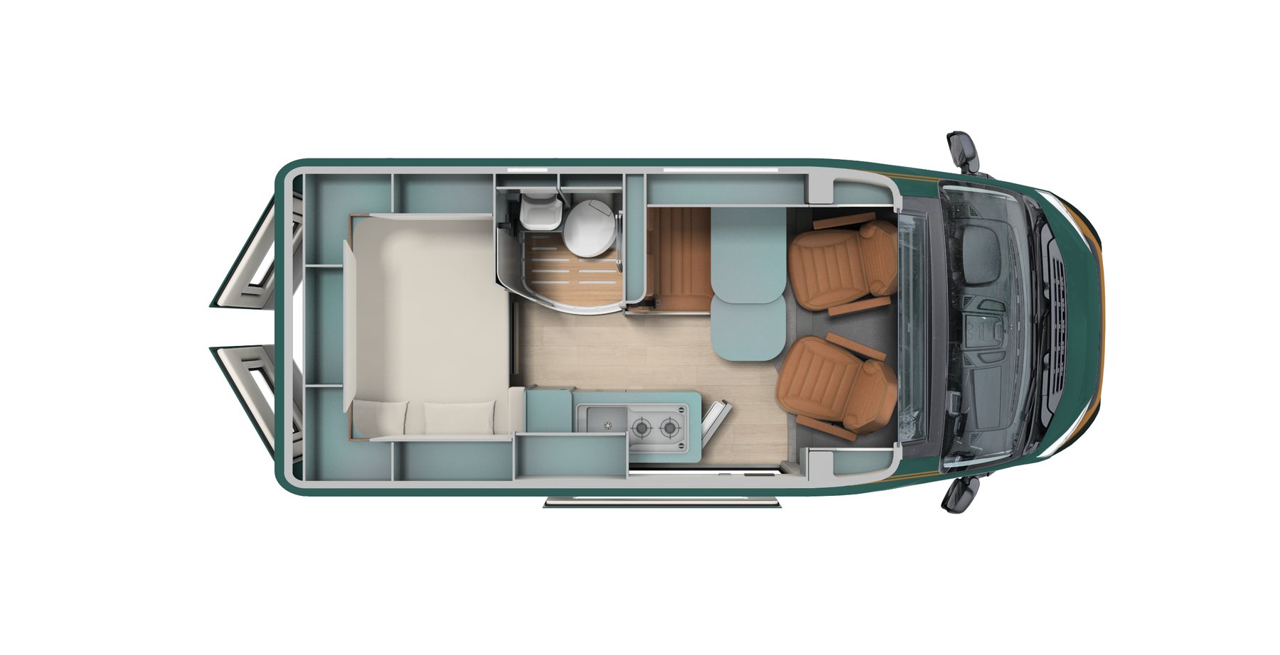Půdorys LAIKA Ecovip Evoluzione 540