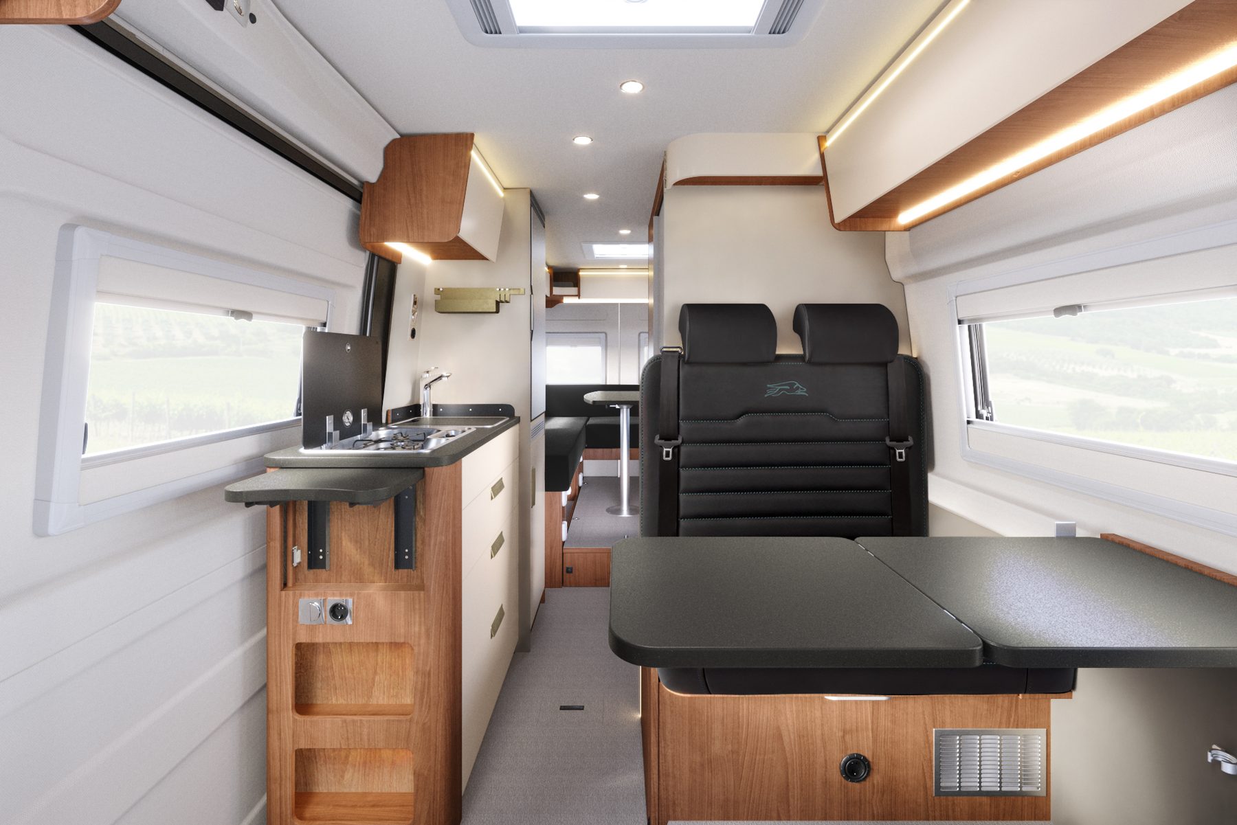 LAIKA Ecovip Performance 645 — interiér v provedení Misano