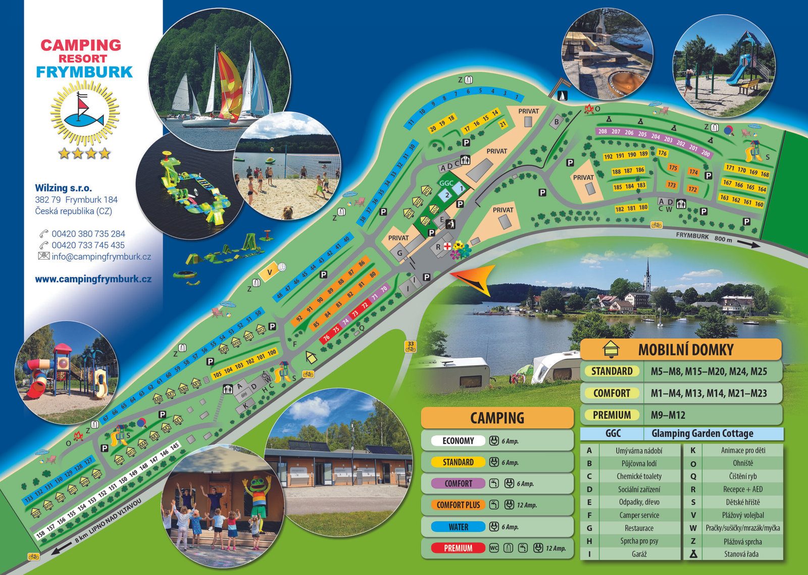 Schema kempu Camp Frymburk